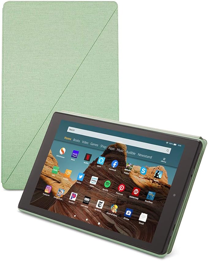 Amazon Fire HD 10 Tablet Case, Sage Kindle Store
