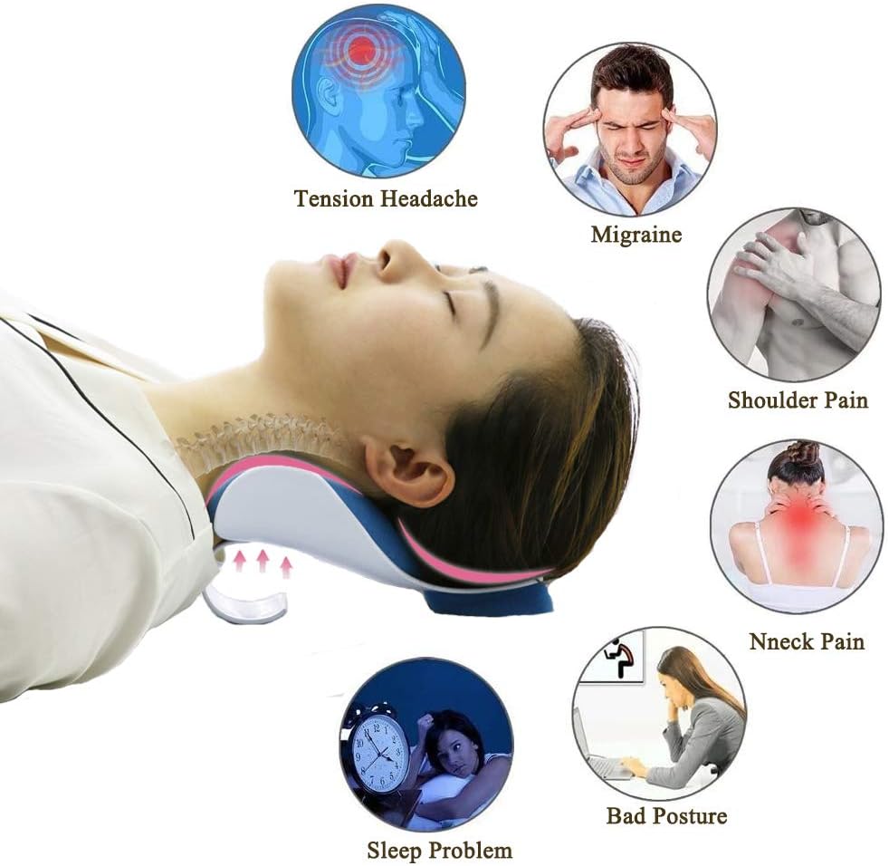 Zabrina Chiropractic Pillow, Cervical Neck Pillow, Neck Massage Cervical Pillow, Chiropractic Pillow for Neck Pain Relief, Neck Support Pillow for Neck and Shoulder Pain Relief Support: Home & Kitchen