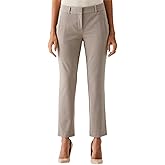 Rafaella Womens Rafaella Women's Straight Leg Ankle Dress Pants - 28" Business Casual with Classic Fit & Slimming Panel
