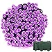 VMANOO Christmas Lights, Battery 72ft 200 LED, String Lights for Outdoor, Indoor, Garden, Patio, Holiday Party, Wedding Xmas Decorations (Purple)