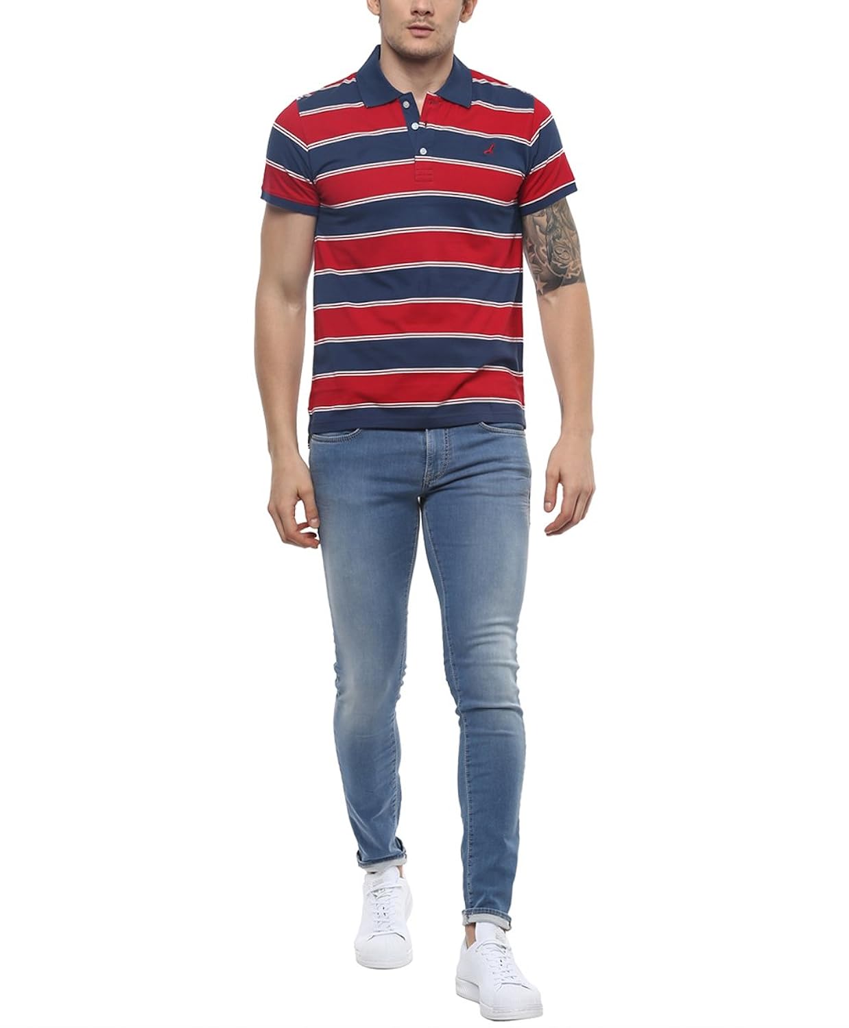 american crew men's cotton blend polo t-shirt