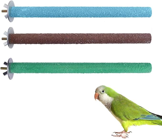 Bird Perches 3 Pack Parrot Paw Grinding Toy perches Pet