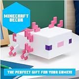 Paladone Minecraft Axolotl Light Official Licensed Lamp 5 Colour Modes view 2