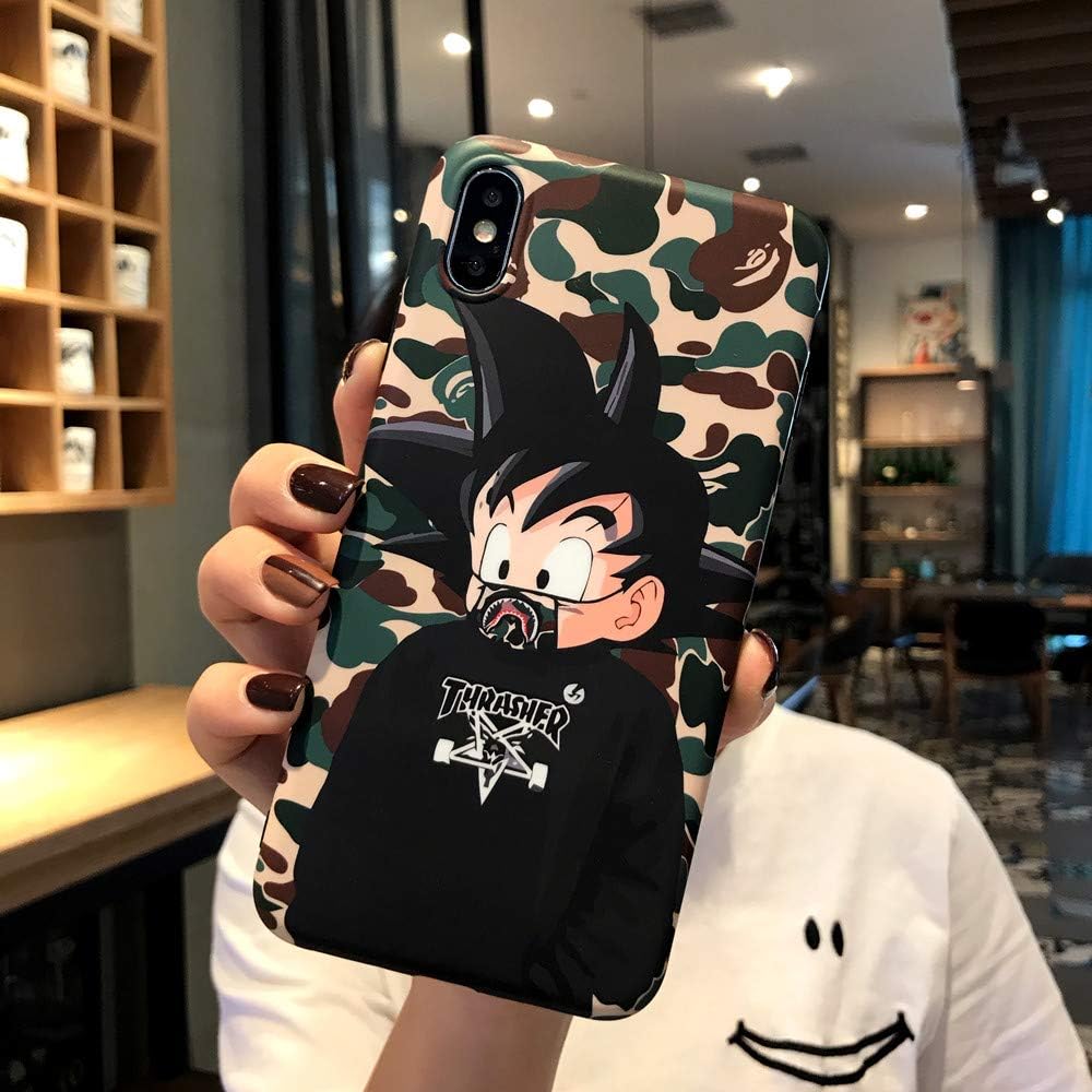 Kplvet iPhone Xs Max Soft Case,IMD Tech Top Sleek Smooth Texture Anti Scratch Non Faded Coloring Premium TPU Slim Fit Case for 6.5 iPhone Xs-Max,Street Fashion Trend Phone Cover (Kong Camo)