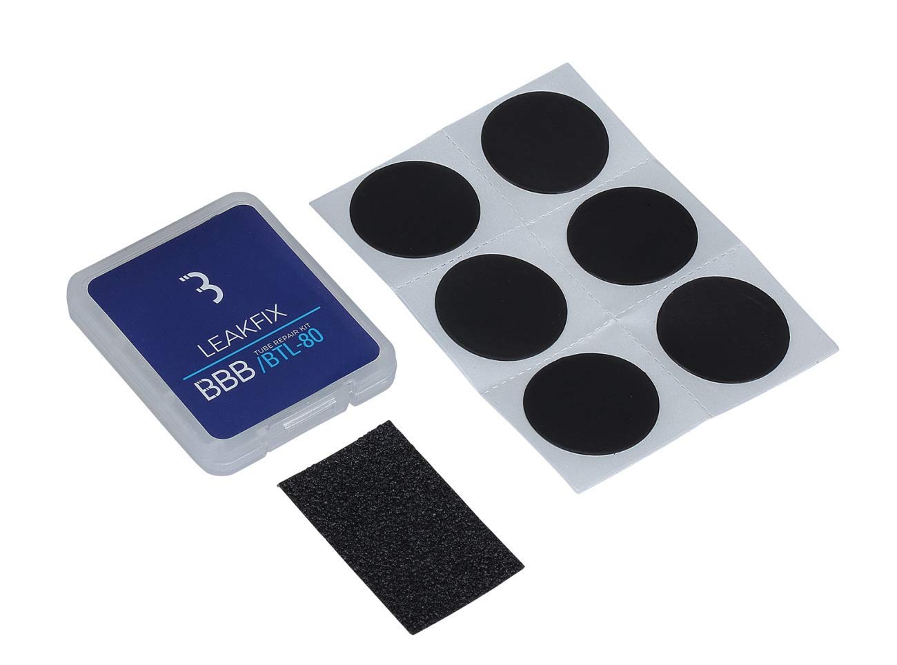 BBB Unisex Btl-80 Cycling Leak Fix Tire Tube Repair Kit For Bikes, Multi-Coloured - Multicoloured