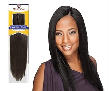 Amazon Com Milkyway 100 Human Hair Invisible Part Weaving