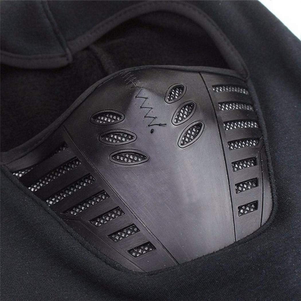 Zippem Unisex Ski Mask Winter Outdoor Sports Patchwork Windproof Warm Face Mask Masks & Shields