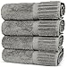 Luxury Hotel & Spa Turkish Cotton Towels (Bath Towels, Gray)