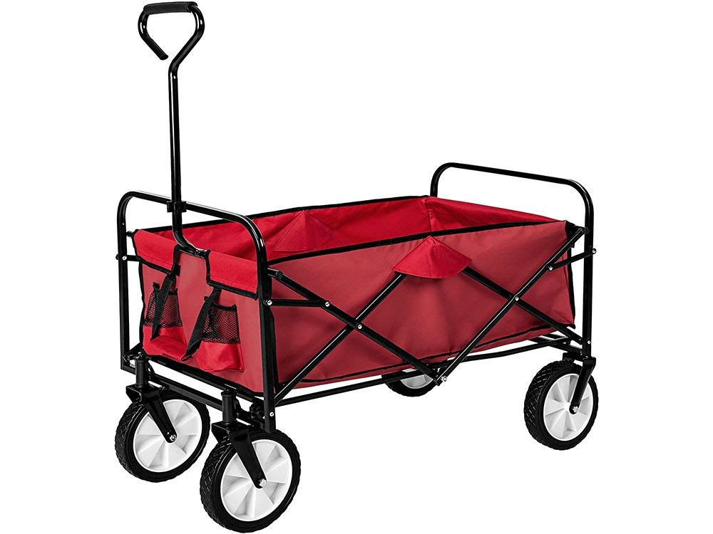 garden pull along cart