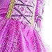 JiaDuo Girls New Princess Party Costume Long Dress Up 130 Purple