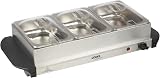 Cooks Professional 3-Section Buffet Warmer 4.5L with Hotplate 200W