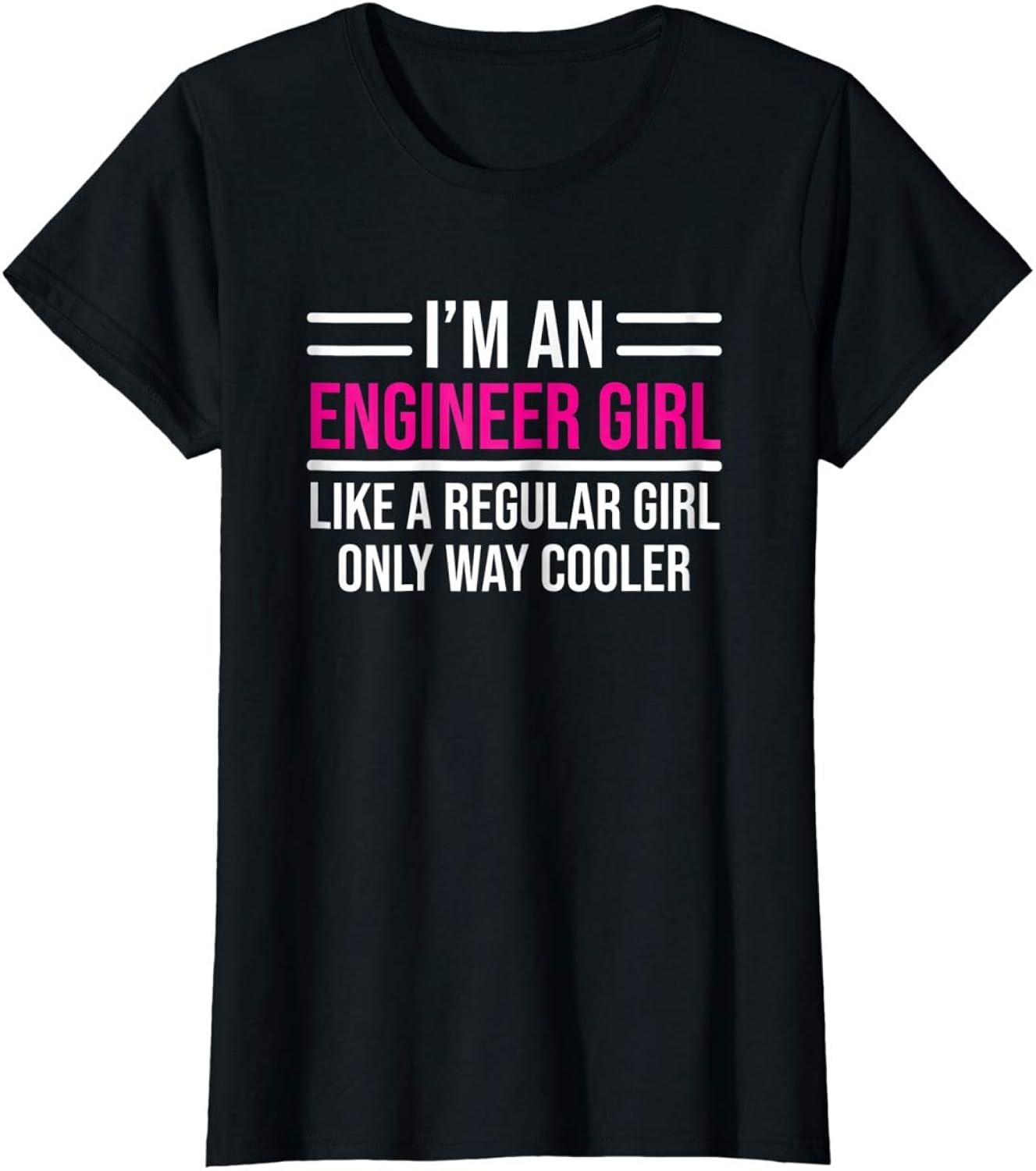 URSPORTTECH Womens I'm an Engineer Girl TShirt Funny Female !Clothing