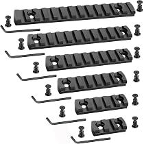 Rail Picatinny Trirock Pour Keymod - 13 Slots - Aluminium 6061-T6 Anodisé - Accessoire Airsoft/rifle