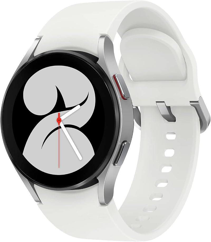 Samsung Galaxy Watch4 Smartwatch 40mm Silver Health Fitness 4G Renewed