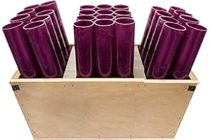 OCFireworks.com Fireworks Pyrotechnics Mortar Rack 28 Tube Fan Rack With 1.75"" Fiberglass Mortar Tubes