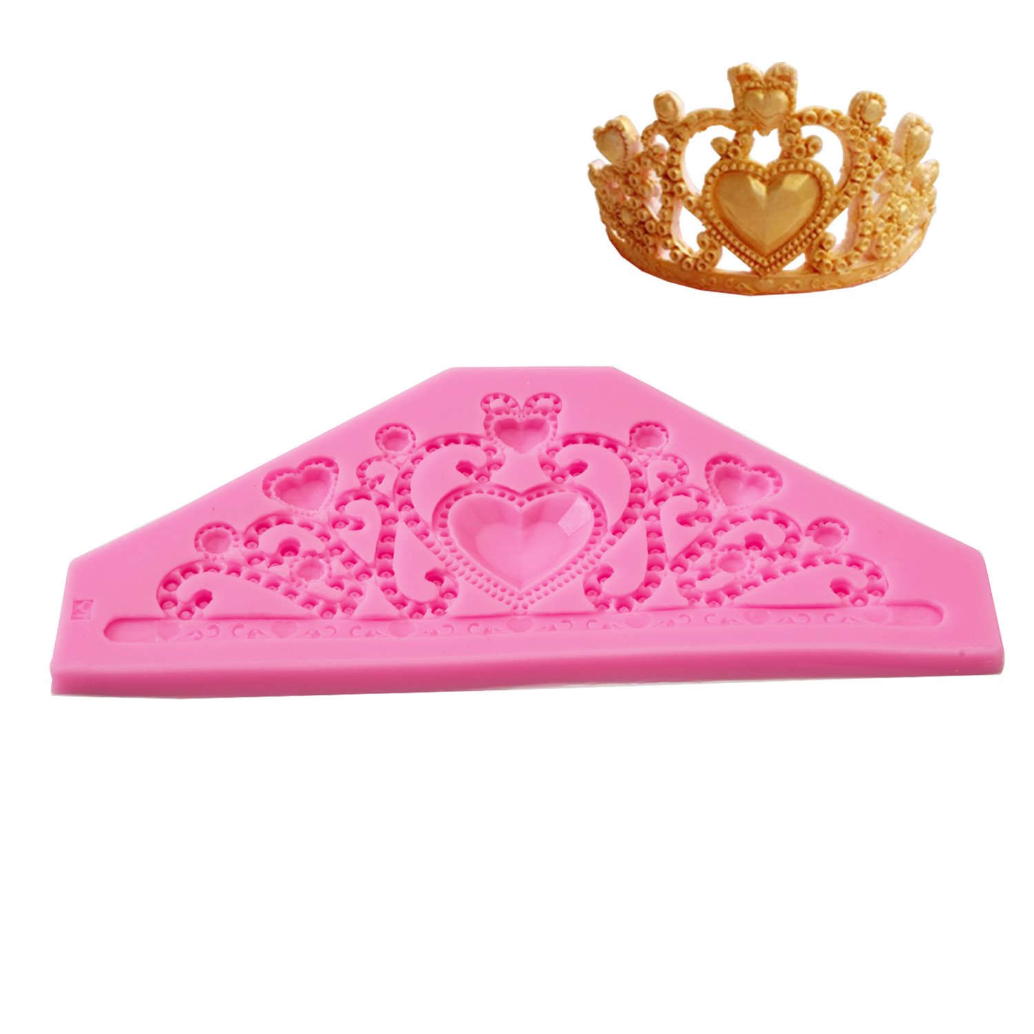 Princess Rhinestone Tiara Crown Silicone Mould For Edible King Crown Shaped Cake Toppers For Birthday Wedding Party Buy Online In Burundi At Desertcart