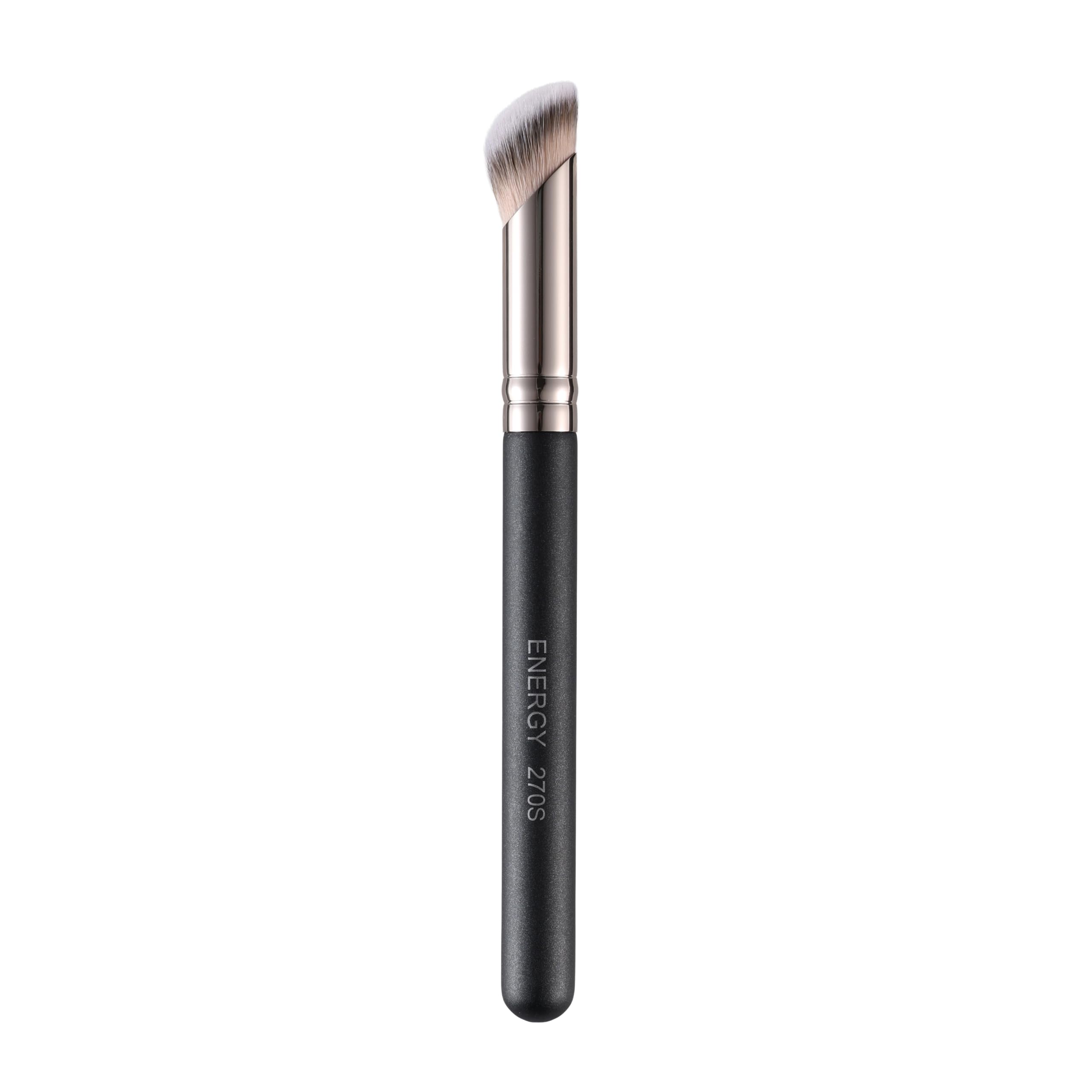 ENERGY 270s Medium-Angled Concealer Brush for Under-Eye & Precise Coverage, Angled Makeup Brush with Vegan Synthetic Bristles