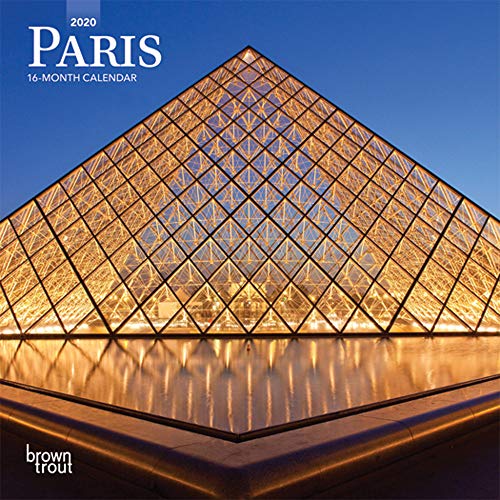 Paris 2020 7 x 7 Inch Monthly Mini Wall Calendar, Scenic Travel Europe France French by 