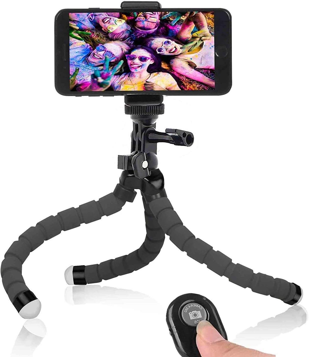 カメラスタンド スマホ三脚 ビデオカメラ三脚 三脚ホルダー ミニ Bluetooth リモコン付き 自撮り 360度回転 卓上三脚 ミニ三脚 通販 Amazon