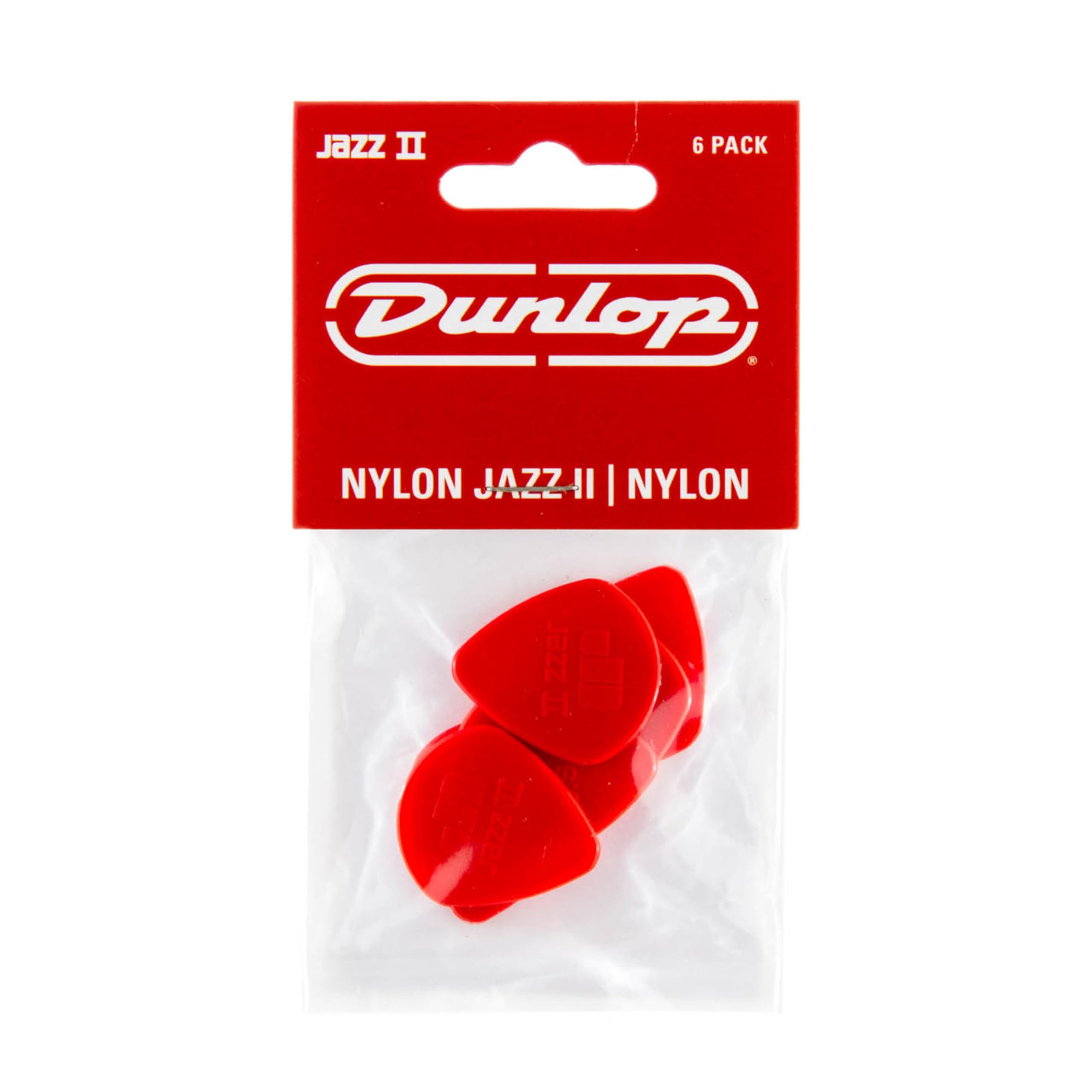 Jim Dunlop 47P2N Nylon Jazz Pick Player Pack (Pack of 6)