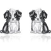 Dreamboat Dog Breed Stud Earrings for Women 925 Sterling Silver Puppy Jewelry Gifts for Dogs Mom Pet Lovers