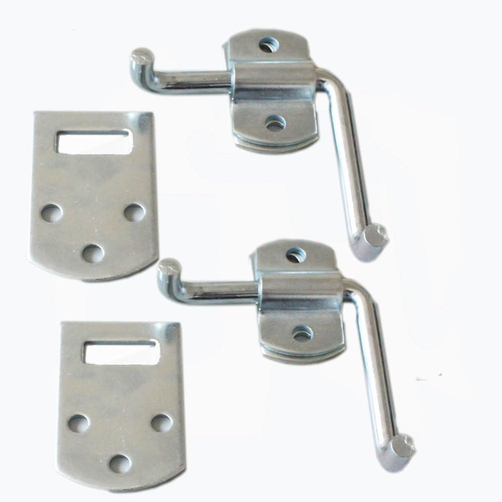 XHaibei 2 Set Corner Gate Latch Bracket Sets Utility