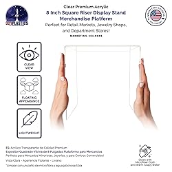 Marketing Holders Acrylic Riser Display Stand 8