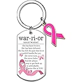 Celaqiu Breast Cancer Survivor Gifts for Woman Inspirational Keychain Cancer Care Gifts for Women Christmas Birthday Gift for Patients Women Cheer Up Keychain for Her