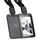 Phomo Self Retractable ID Badge Holders with