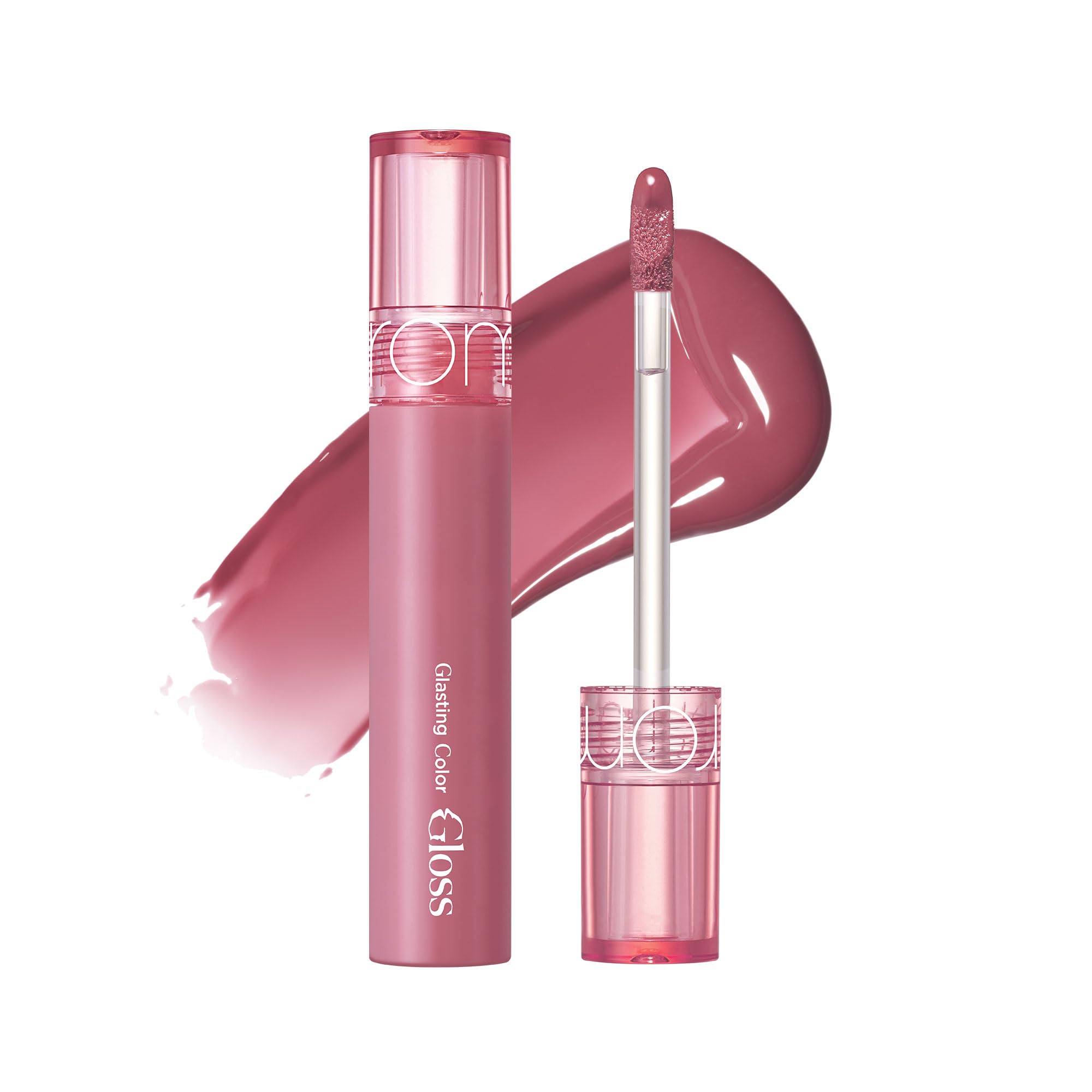 rom&nd Glasting Color Gloss 04 GRAPY WAY ㅣPlumping and Juicy Glow finish with refractive oil, Long-lasting, Vidvid Colorㅣ4g 0.14oz (1er Pack)
