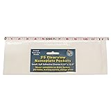 Ashley Productions ASH10400 Name Plate Clear