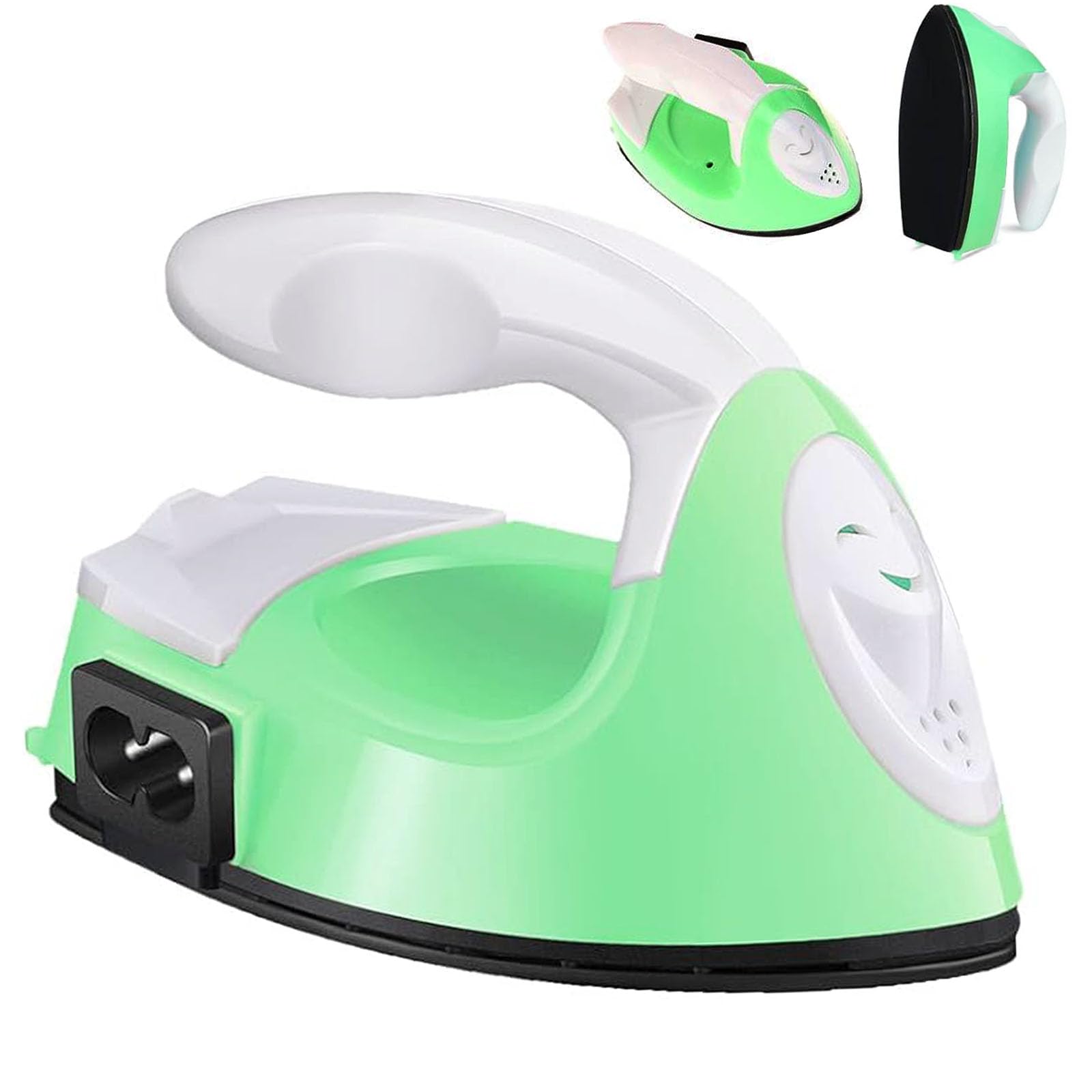 Photo 1 of GoLashFun Mini Craft Iron Machine,Green Small Electric Heat Press Iron Portable Handy Travel for Heating Transfer Vinyl Projects,Clothes Shoes Bags HatsLPNPMEX7924980
