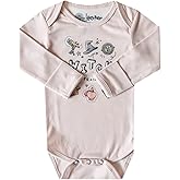 Copper Pearl Long Sleeve Bodysuit Baby: Ultra Soft Baby for Newborns, Boys, and Girls - Stylish, Comfortable, Overlap Shoulders, Premium Knit Fabric - 6-12 Months, Witchery