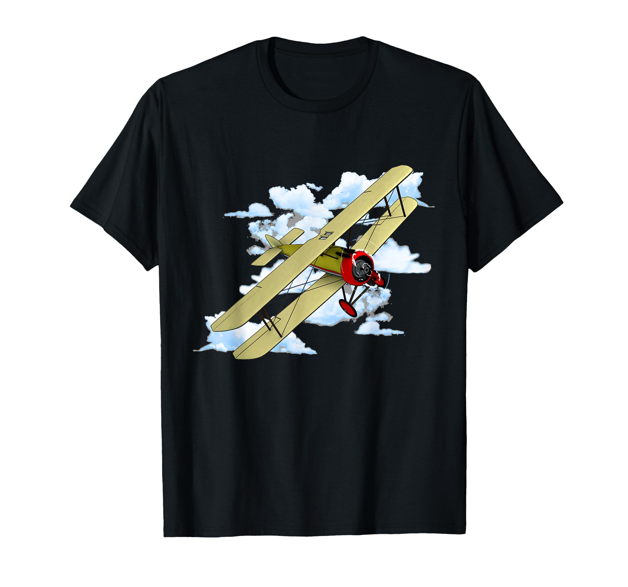 Vintage Aviation Biplane T-Shirt