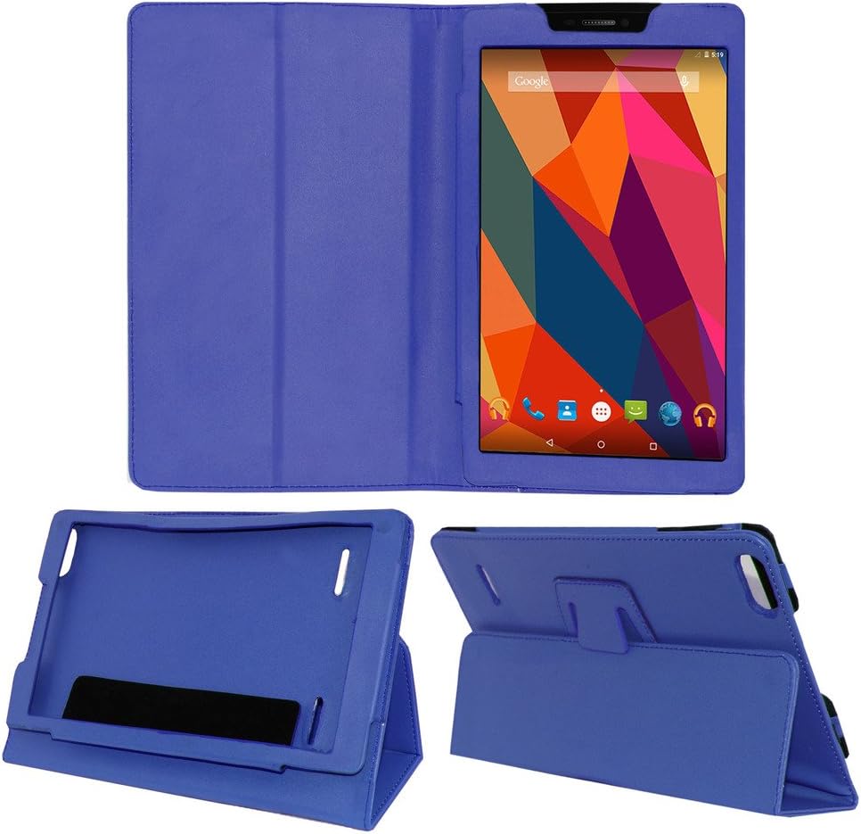 ACM EXEMMXP680ZY1BL Folio Cover for Micromax Canvas Tab P681 (Blue)