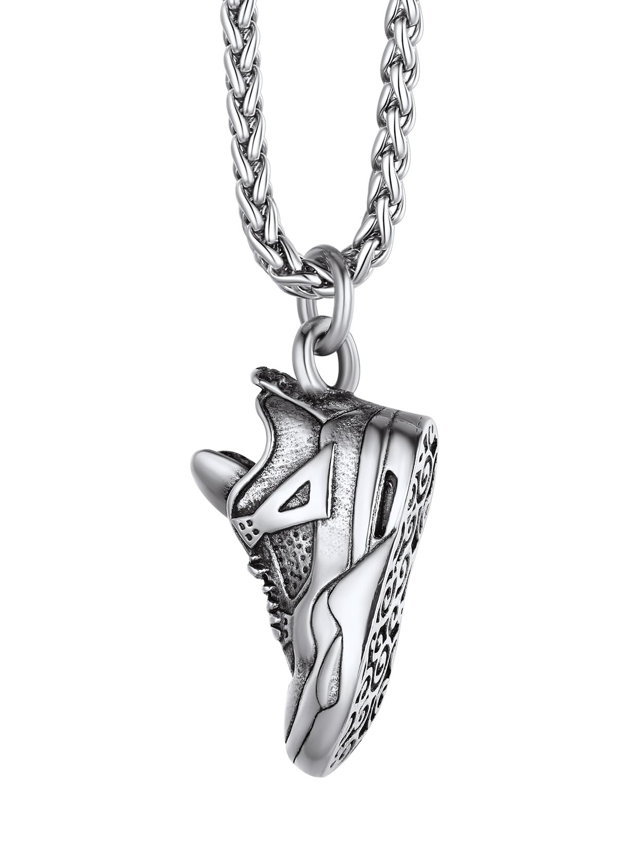 Richsteel Mens Sport Necklace Shoes Pendant Boys Chain Necklaces Teenage Girls Jewellery For Men — image 1