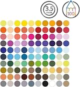 Derwent Chromaflow Pencils 100 Set in Tin 3.5mm Core Professional Quality view 2