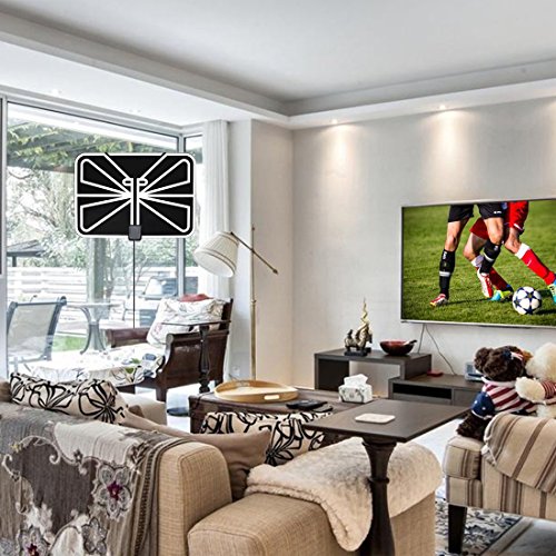 TV-Antenna-ZetHot-50-to-70-Mile-Range-Amplified-Indoor-HDTV-Antenna-with-165FT-High-Performance-Coax-Cable-for-Digital-Freeview-and-Analog-TV-Signals-Free-Local-Channels-for-Life-for-HDTV-TV