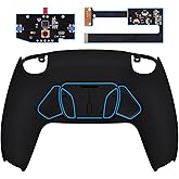 eXtremeRate Black Programable RISE4 Remap Kit for PS5 Controller BDM-010 BDM-020 Models, Upgrade Board & Redesigned Back Shell & 4 Back Buttons for PS5 Controller