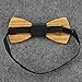 Wooden Bow Tie, Men's Fashion Pre Tie Wooden Bowtie Creative Present Tuxedo Necktie Handmade Creative Wooden Bow Tie With Gift Box