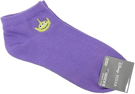 Amazon Co Jp Disney トイ ストーリー アンクル刺繡ソックス エイリアン パープル Awds6602s ホビー