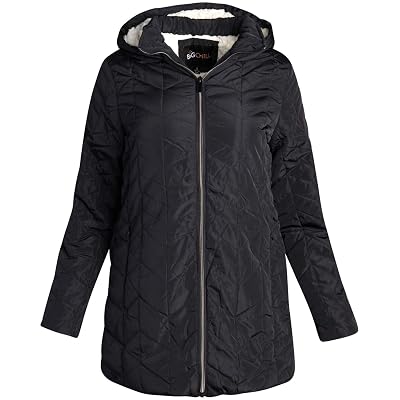 Big Chill Womens Winter Coat - Sherpa Fur Lined Quilted Jacket