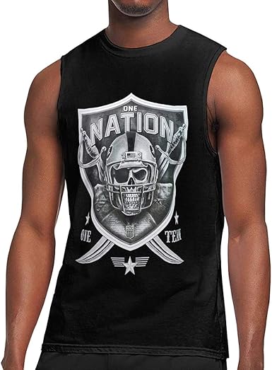 raiders sleeveless t shirt