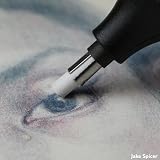 Derwent Battery-Operated Eraser Pen with 8 Replacement Erasers Black view 6
