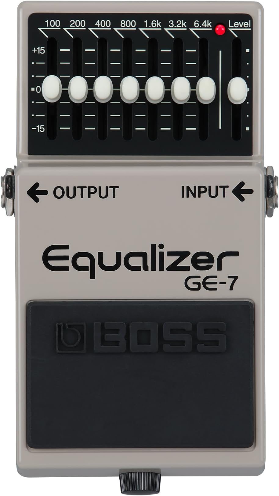 BOSS GE-7 Equalizer 7 Band Graphic Pedal Guitar EQ with Level Control