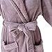 Richie House Women's Plush Soft Warm Fleece Bathrobe Robe RH1591