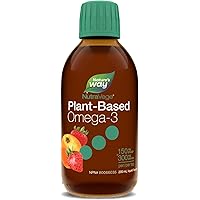 Nature's Way NutraVege Plant-Based Omega-3 – Vegetarian Liquid Omega-3 Supplement with 150mg EPA + 300mg DHA - Strawberry Ora