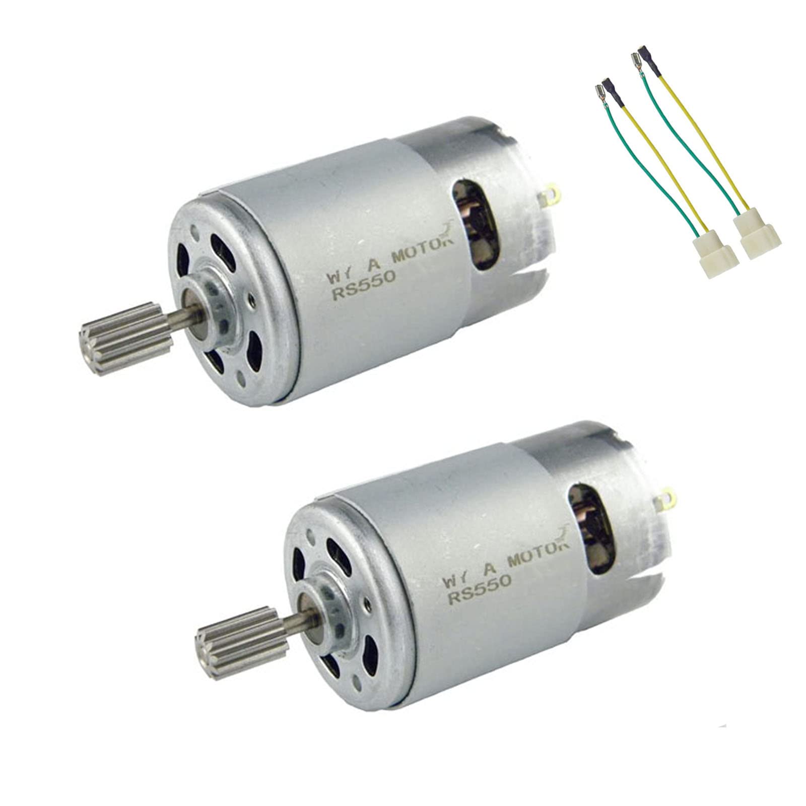 CHANCS Magnetic Gear Motor 550 12V DC 8000RPM Gearbox Accessories for Remote Control Car Kids RC Car 2PCS