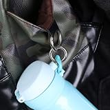 ZoZoMaiy 30x 28mm Silver Zinc Alloy Spring Snap Clip Hooks Backpack Craft view 3