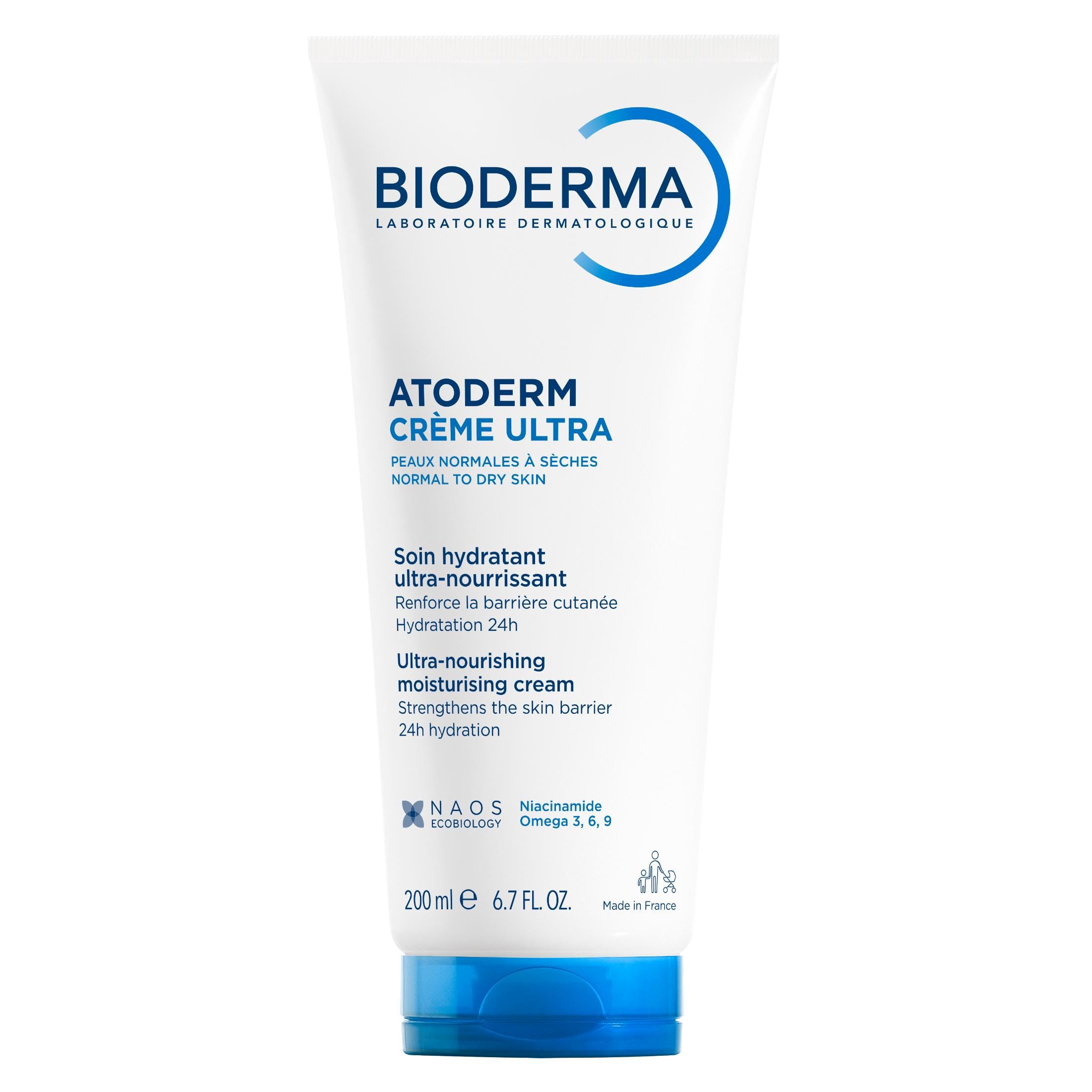 Bioderma Atoderm Intensive Balm - Ultra Soothing Emollient Cream for Very Dry, Itchy & Eczema-Prone Skin - with Ceramides & Glycerin, 200ML โ image 1